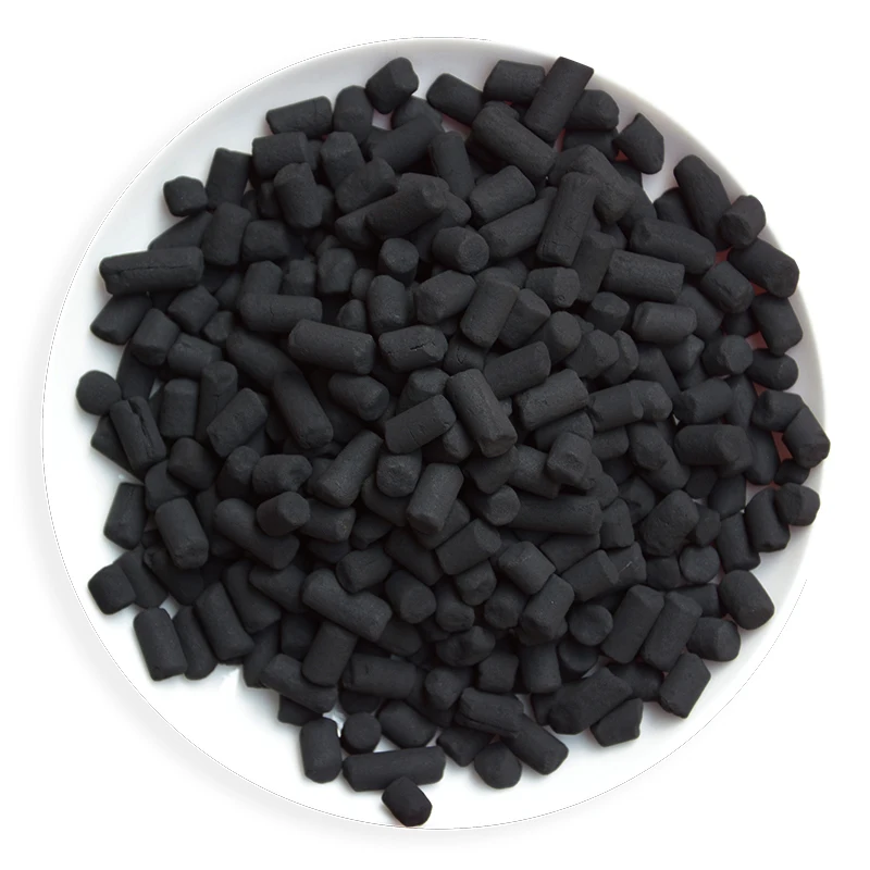 4mm 3mm Coal Based Columnar Pellet Activated Carbon Waste Gas Treatment for Flue Filter