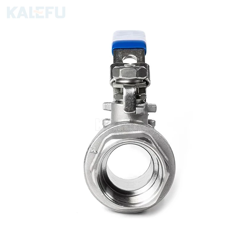 BSPP BSPT NPT 1000wog 1.6mpa 2PC Female Threaded Ss Floating Ball Valve with Lock Manual 304 316 Stainless Steel