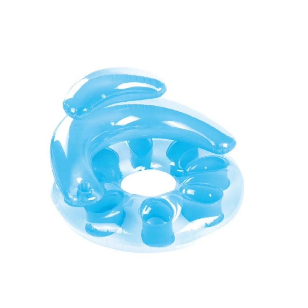 Durable wedding party Rainbow Footprint  Floating swimming ring inflatable nightclub other water equipment