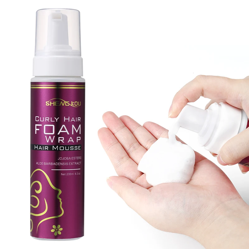 Custom Hair Product Vendor Mousse Professional Natural Styling Foam Mousse for Hair Curly Hair