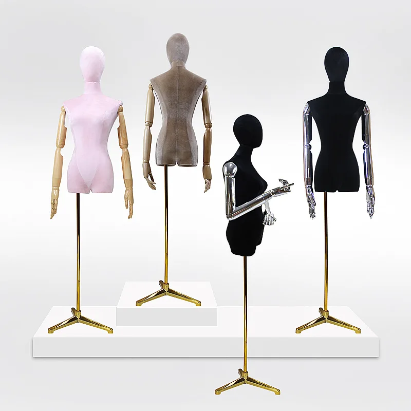 
Nice Fashionable Luxury Dressmaking Fabric Mannequin Wedding Dress Model Customized 