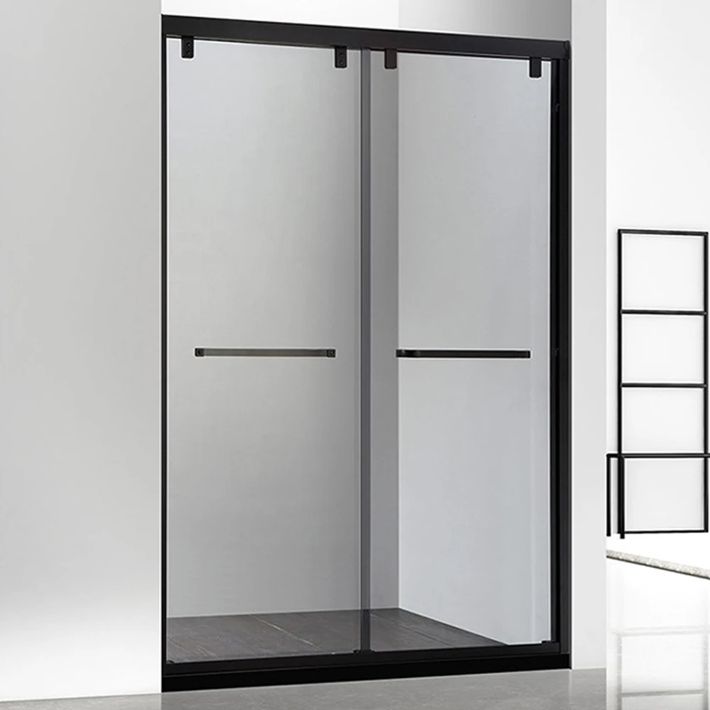 Simple beautiful design gym room shower toilet cubicles glass shower room