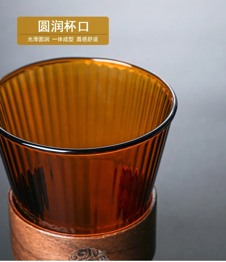Z Heat Resistant Glass Cup Manufacturer Dessert Cups Glass Mugs Coffee Colored Single Wall Insulated Borosilicate Glass Cup
