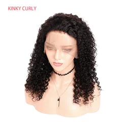 Transparent Swiss Lace Front 13x4 100% Vietnam Hair Wig Ladies Hair Wigs Kinky Wig Curly Hair for Black Women