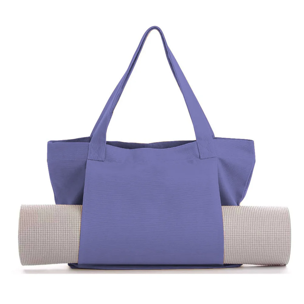 Wholesale Factory Price Yoga Gym Workout Bag Tote with Custom Canvas Yoga Mat Bag Woman Holder