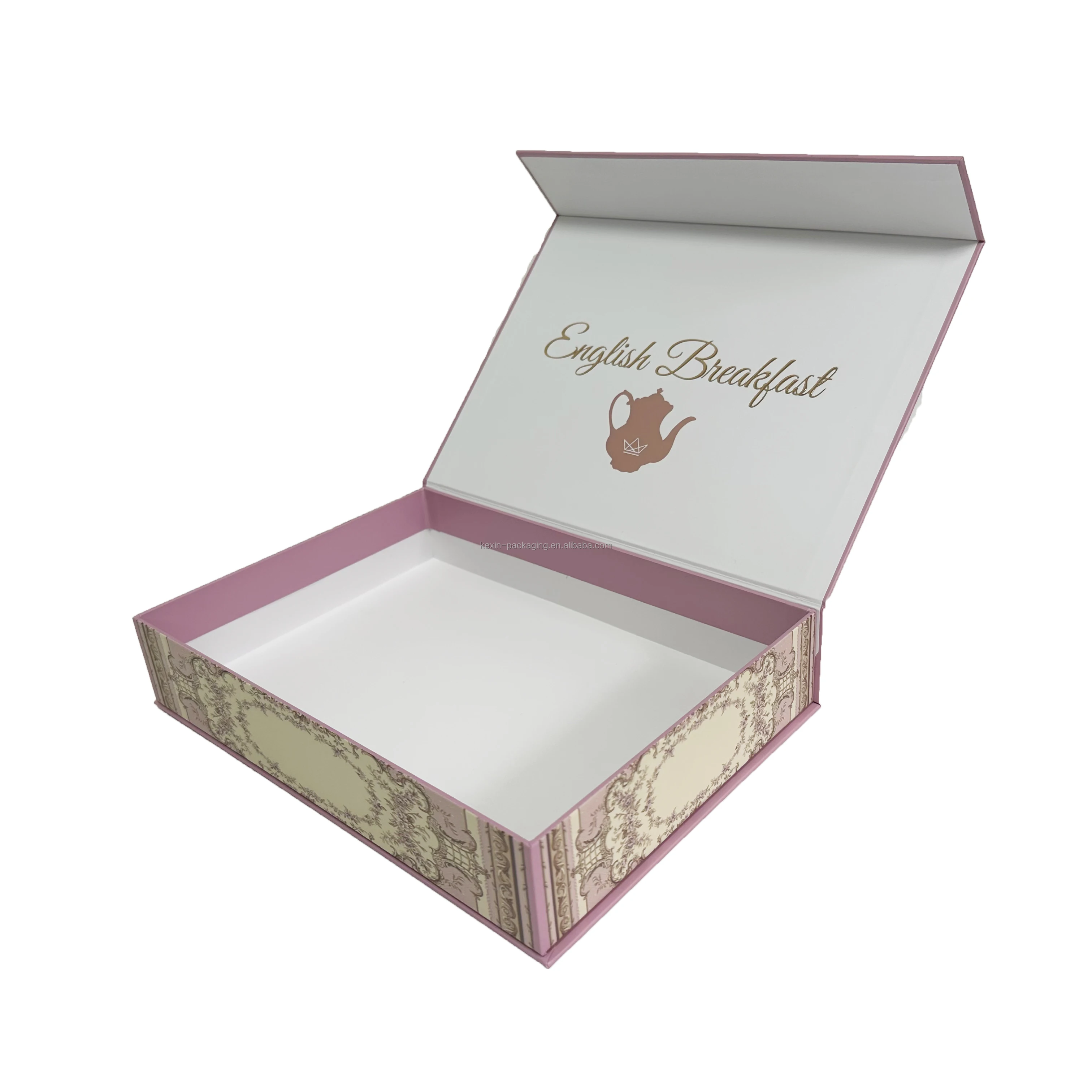 custom logo luxury gift box beige champagne brown luxury gift box packaging for scarf luxury big gift box for wedding