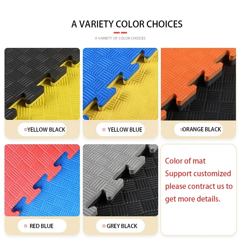 Factory Wholesale Thicken Non-Toxic EVA Martial Art Style Taekwondo Tatami Sport Foam Joint Floor Foam Mats