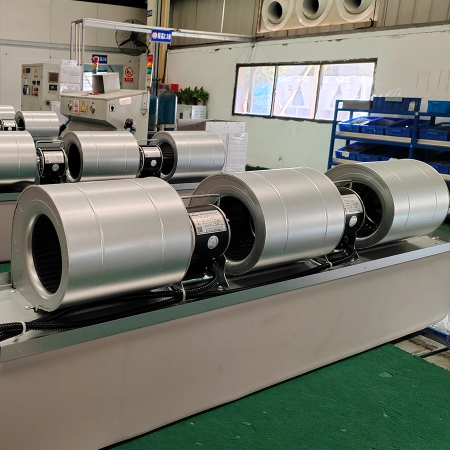 Horizontal FCU 2-pipe 3-row Ceiling Concealed Duct Chilled Water Fan Coil Units For Central Air Conditioning System