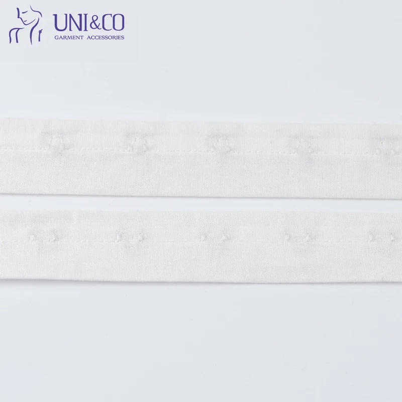 Wholesale Supply Hook And Eye Tape Roll Microfiber Fabric Factory For Corset Crop Top Garment Women Underwear Bra Accessories