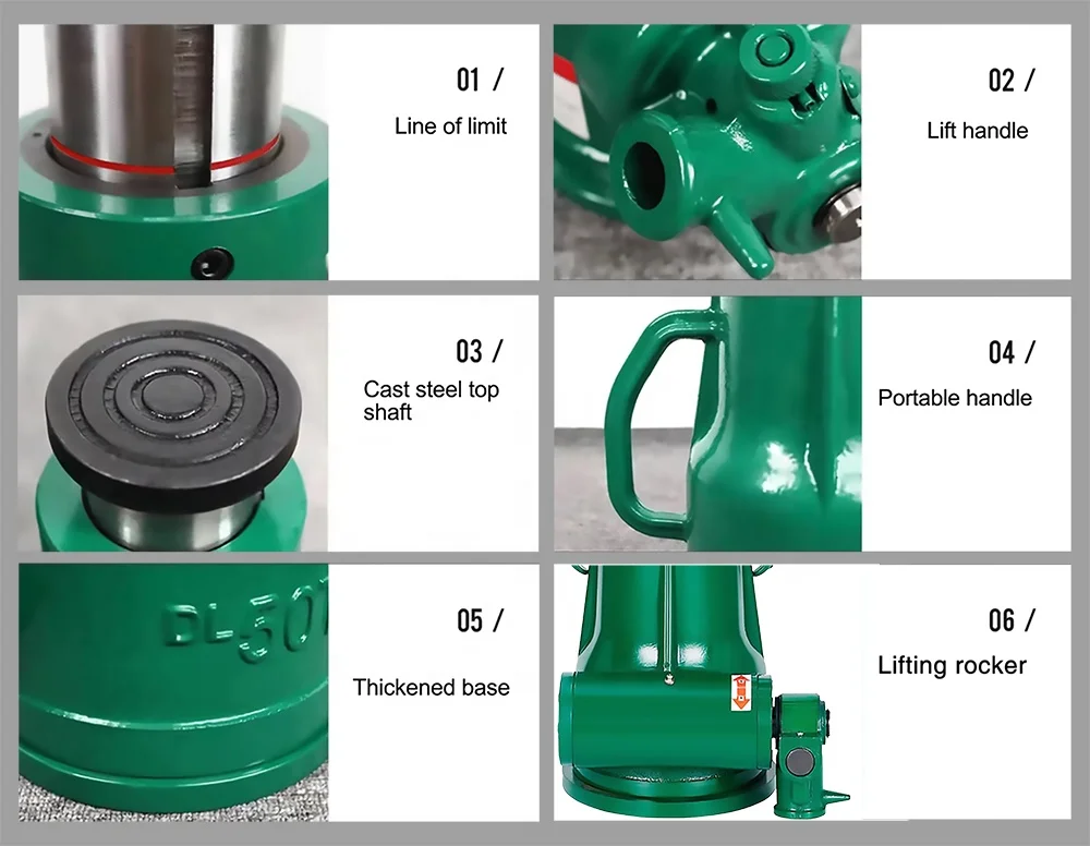 5Ton 45# Steel Small Manual Screw Jack Heavy Duty Hydraulic Bottle Jack/Stand Container Lifting For Car