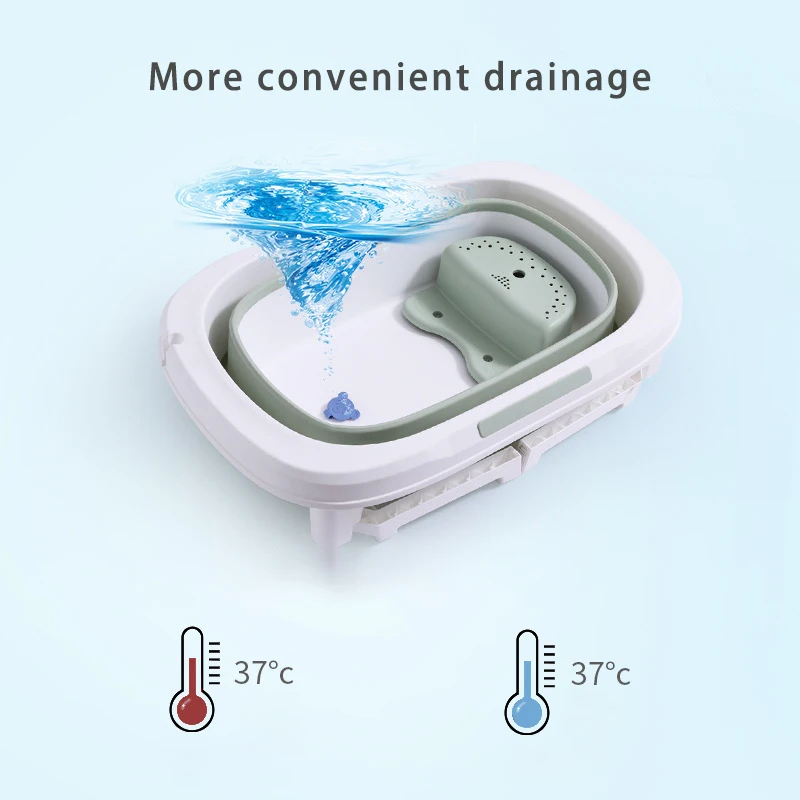 Индивидуальная картонная ванная детская круглая Ванна для новорожденных с подушкой