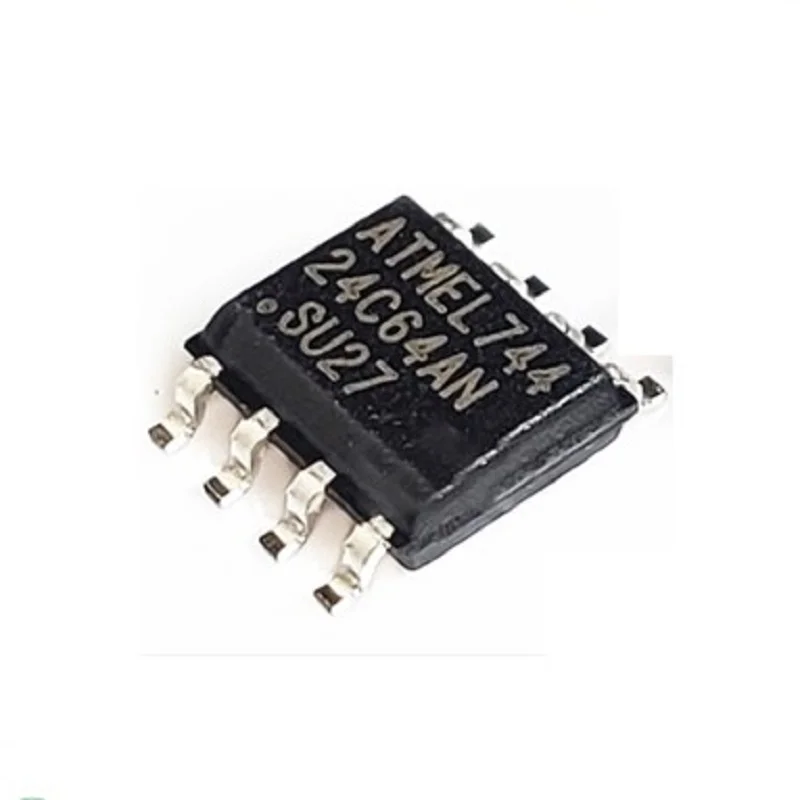 EEPROM Memory IC 64Kb 400 kHz 900ns 8SOIC atmel AT24C64 AT24C64N