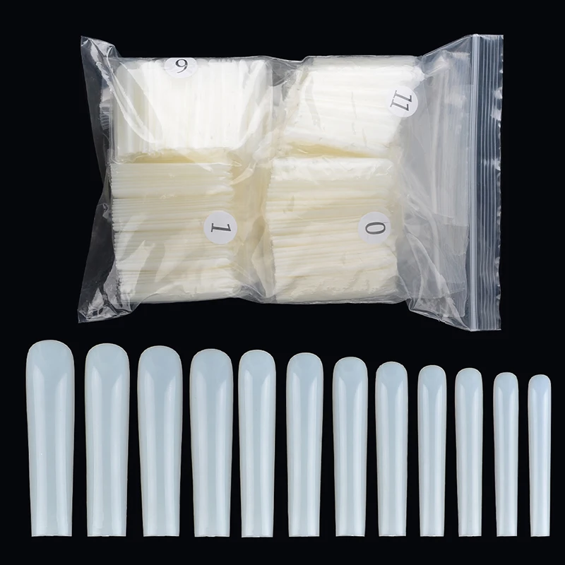 Wholesale Long Straight Press On Nails Tips No C Curve 3xl XL XXL XXXL Square Full Cover Nail Tips