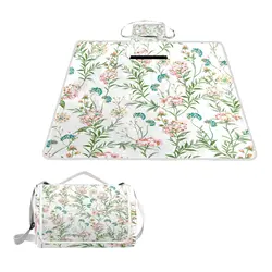 Wholesales Custom Sand Free Picnic Beach Blanket Mat Sand Proof Waterproof Picnic Beach Blanket Outdoor