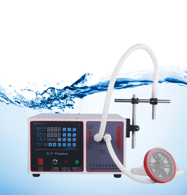 10L digital control liquid filling machine for spirits brandy whisky vodka rum and gin with electric pump