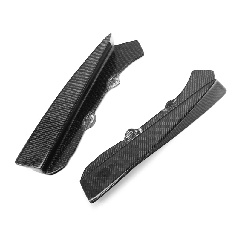 F82 M4 4PCS PSM Style Rear Bumper Protector Lip For BMW F80 F82 M3 M4 Carbon Fibre Rear Diffuser Tray wit side splitter 2014 UP