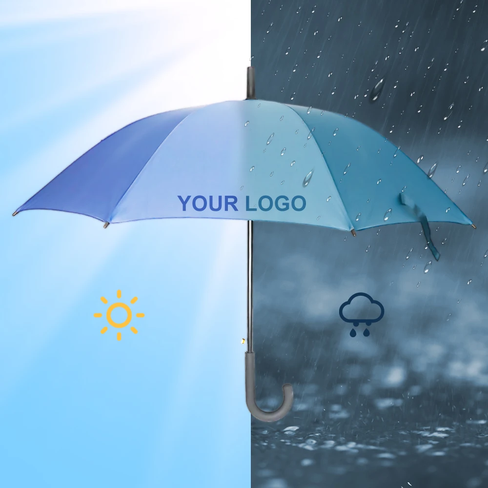 Outdoor Big High Quality Custom Large 30 Inch Straight Umbrella Straight Custom Golf Umbrella with logo