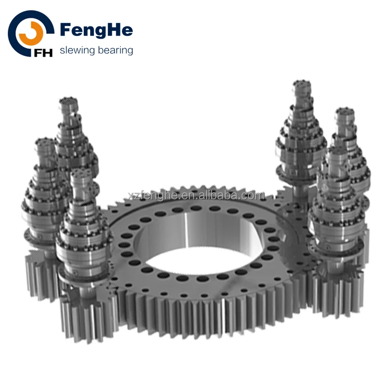 Single row ball slewing ring gear, quick quotation, slewing rotary bearing