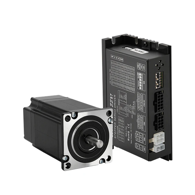 Высокопроизводительный шаговый двигатель с замкнутым контуром nema 23 1,2 нм и драйвер, комплект шагового двигателя с замкнутым контуром nema 23