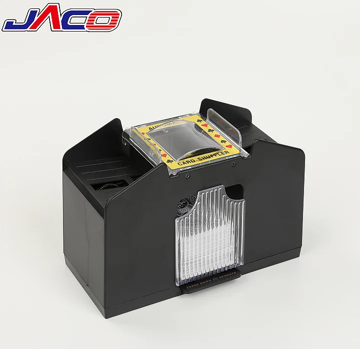 JACO Premium Automatic Card Shuffler Battery Operated Holds up to 4 Decks Professional Cards Shuffling Machine Shuffles Quickly