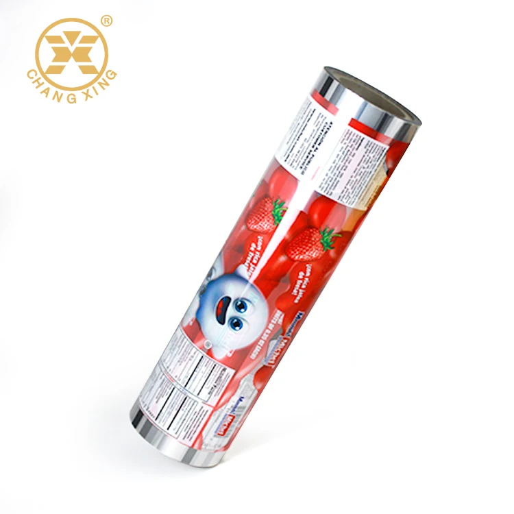 Food grade flexible food laminated film for instant food Ketchup Mayonnaise Sachet Roll film