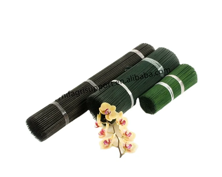 Promotional top quality flower plant pole support sticks bamboo plant supports