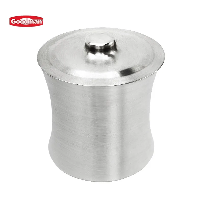 Bar accessories beverage beer champagne stand holder plastic wine bottle cooler metal stainless steel ice bucket with lid