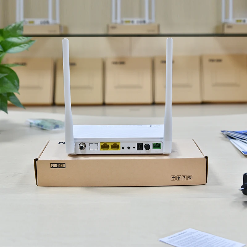 Волоконно-маршрутизатор Беспроводная Антенна Gpon Ftth Bridge Con модем Epon Xpon однодиапазонный 2 4G двухпортовый Rf 1Ge Gepon 25G Onu Catv Ge