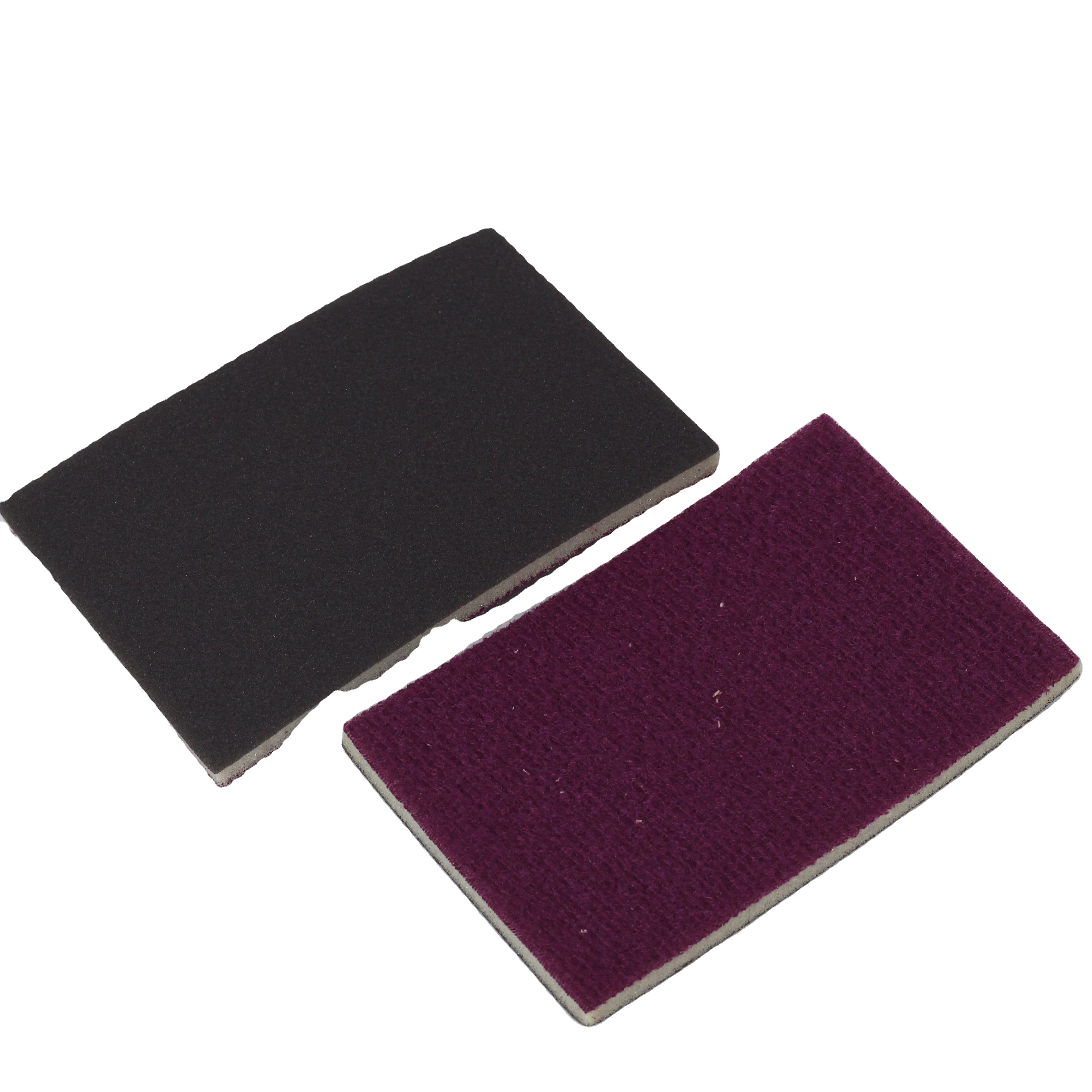 70*100mm abrasive foam  sanding paper foam abrasive sponge hook and loop sanding sponge