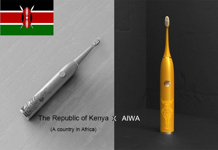 AIWO IPX7 Electric Toothbrush Waterproof Rechargeable Travel Toothbrushes Color OEM Electric Toothbrush For Adult