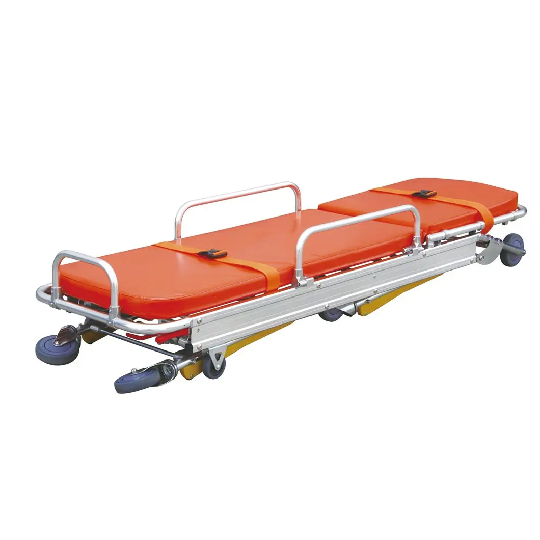 Best Price YXH-3B Hospital Metal Emergency Trolley Loading Ambulance Stretcher Ambulance Collapsible Stretcher For Emergency