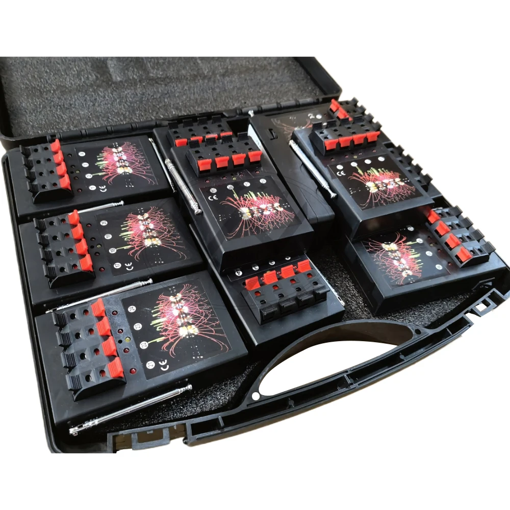 40 cue ice fountain fireworks ignition system cold fountain stage pyrotechnic firing system