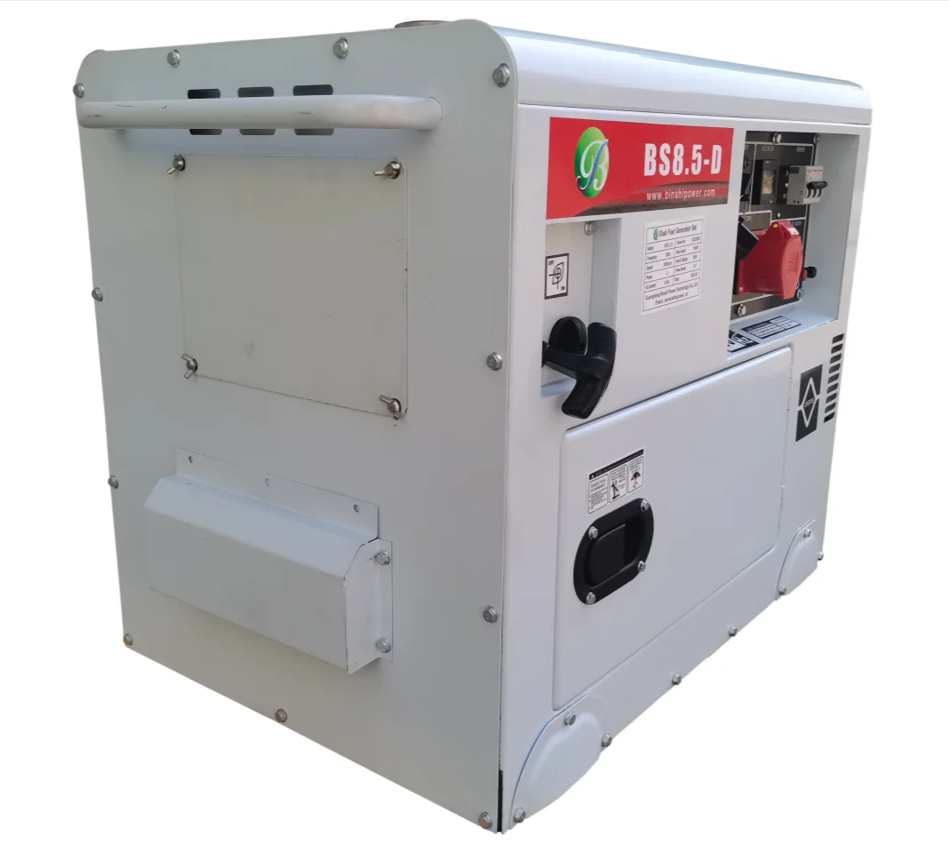 China Factory Small 2kw 3kw 5kw 168F Natural Gas LPG LNG Portable Gasoline/Gas Dual Fuel Generator