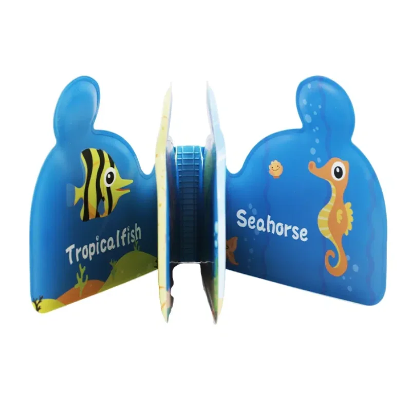 Custom Logo Eco-Friendly Waterproof EVA PVC Baby Foam Bath Book Soft Educational Toy for Kids
