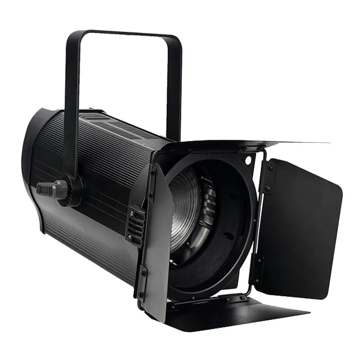 Led200w Dual Color Electronic Zoom Spotlight  300w 400w Cool White Warm White Color Soft Light Led Fresnel Studio Light