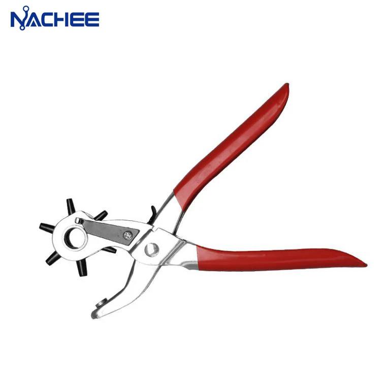 
Revolving Watch Band Belt Leather Strap Punch Plier Hollow Hole Stamp Puncher Chrome-plating Punch Leather Hole Punch Plier 