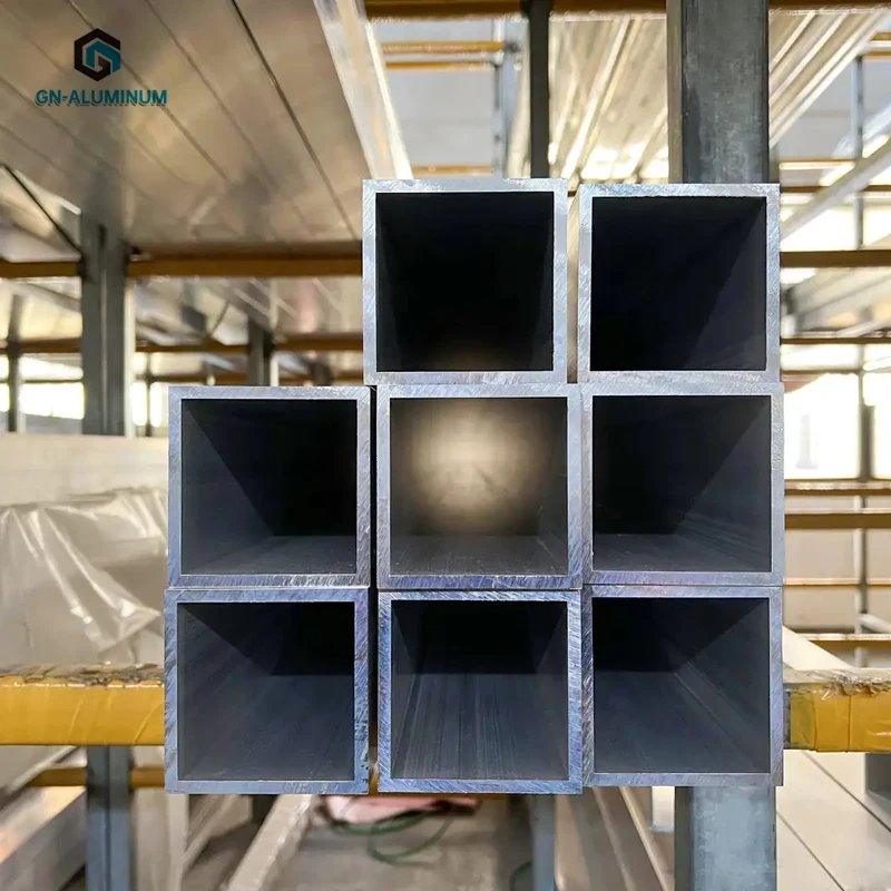 Заводская цена на заказ 7075 T9 алюминиевая прямоугольная квадратная труба 200x200