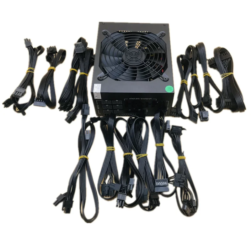 
1800W full module computer power supply 1600wpc power supply supports 100v-265v input to eth mining machine power supply for the 