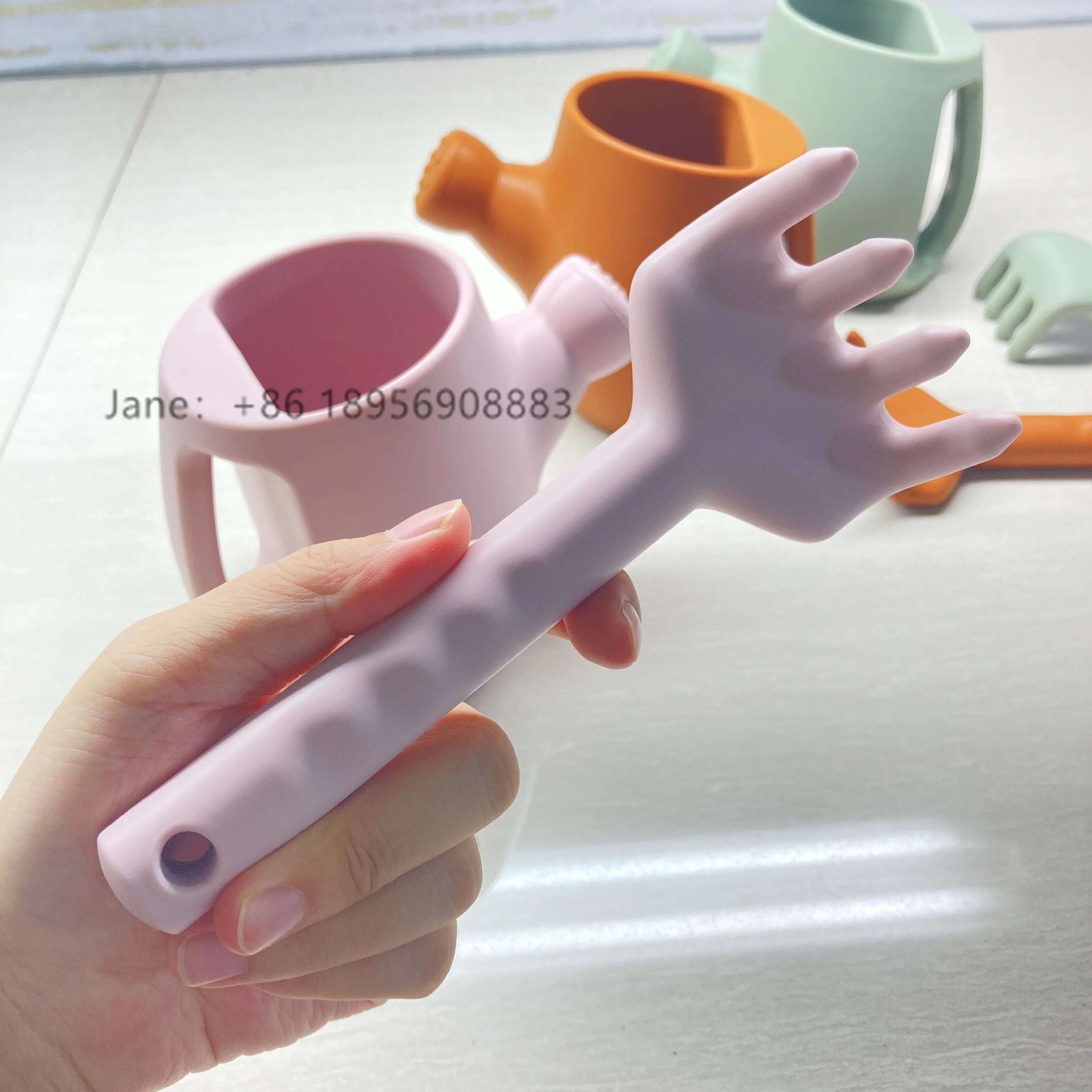 Летний новый чайник грабли из силикона для садоводства для детей игрушки