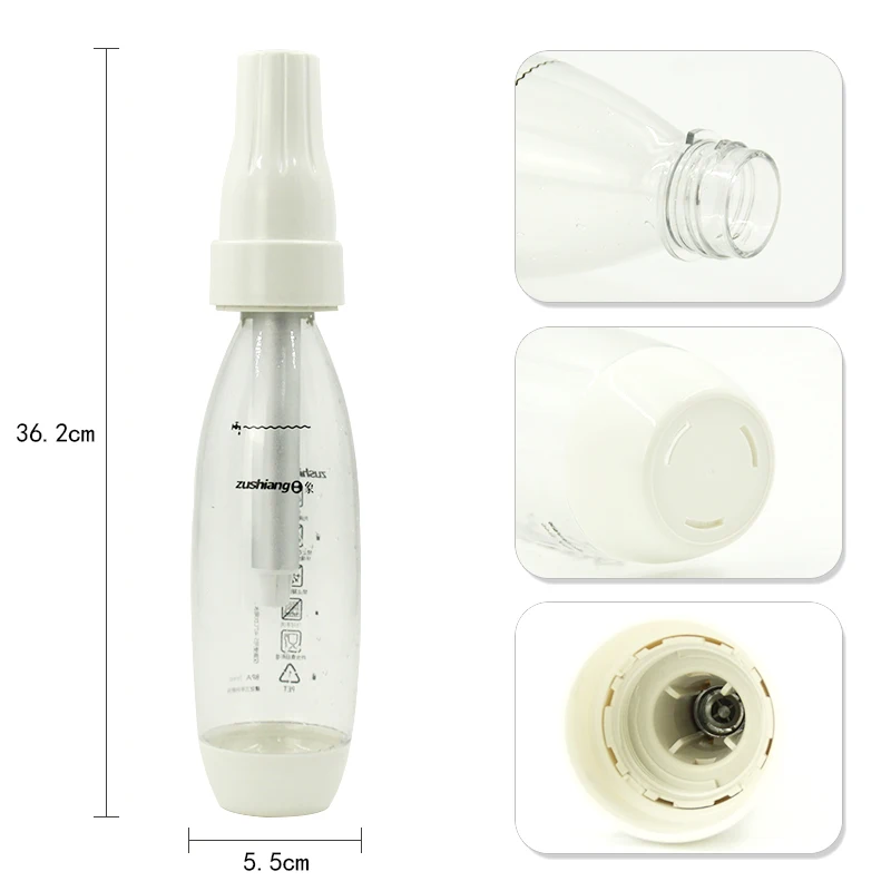 Оптовая продажа, не содержит Бисфенол А, экологически чистый пластиковый Ручной пресс, портативный газированный домашний аппарат для газировки