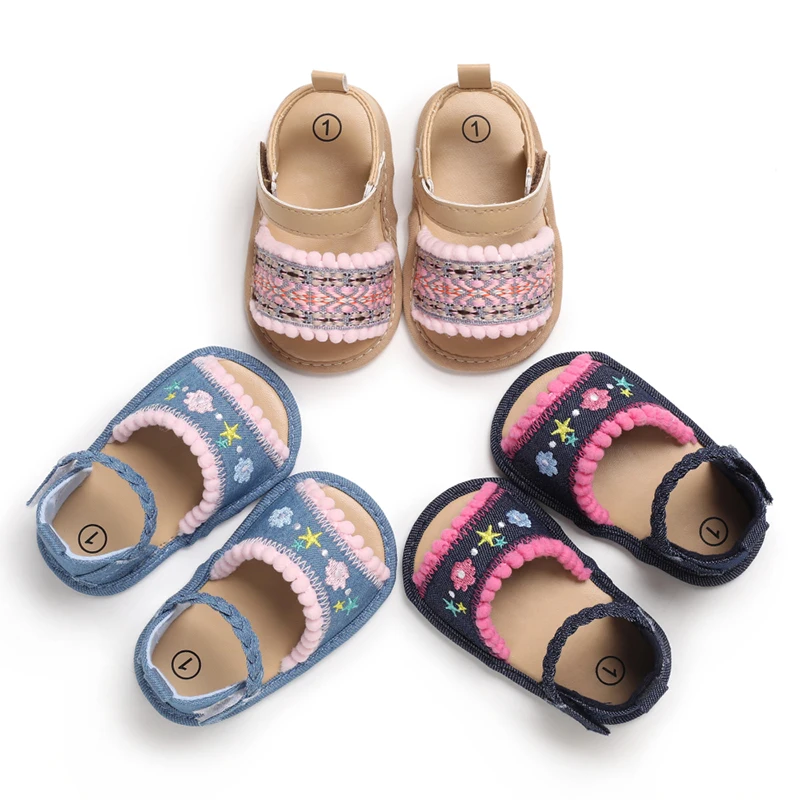 Darling walking shoes, soft soles, breathable summer baby sandals