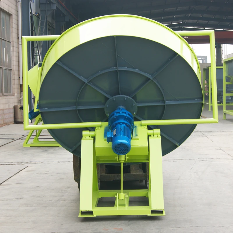 Hot Selling Coal Ash Cow Dung Granular Plate Fertilizer Making Machine Sieve Round Manufacturer Pellet Granulator Cooling