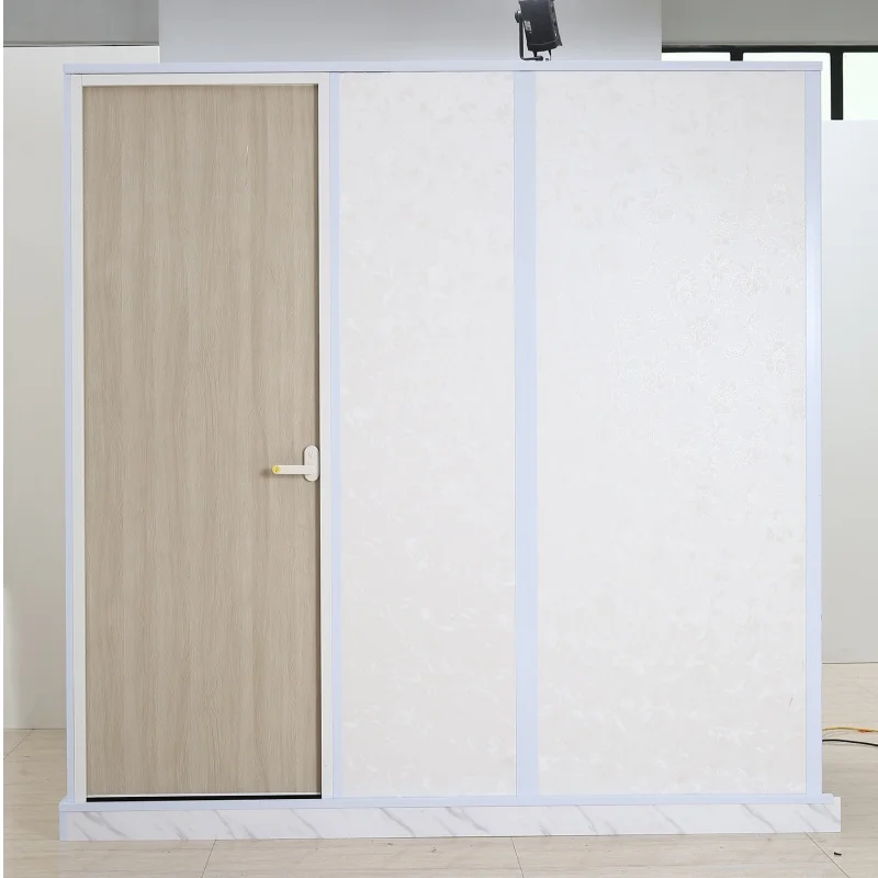 XNCP Modern Design Integrated Shower Room Toilet Custom ABS Mobile Simple Room Hotel Family Dormitory-Acrylic Tray Aluminium