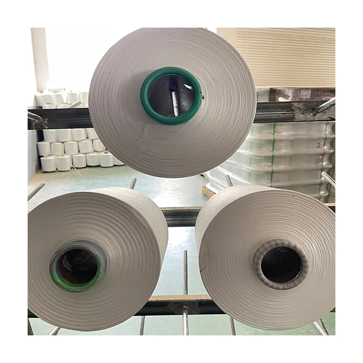 Factory direct supply 100 polyester yarn sustainable 150d polyester ring spun yarn