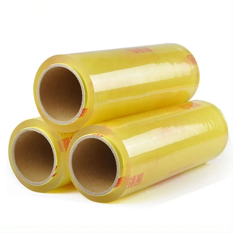 Plastic Film Cling Wrap PVC Jumbo roll food stretch film