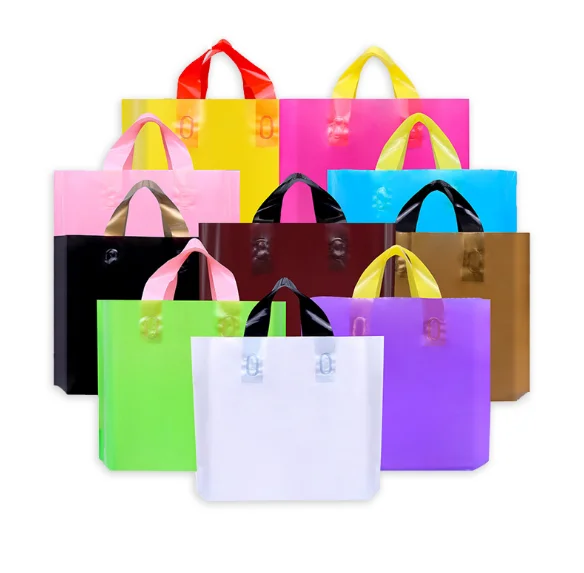 Biodegradable Packing Shopping Printed Small Plastic Pvc Packaging Bag With Own Logo