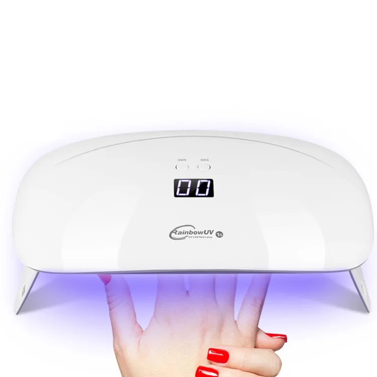 24W RB1S OEM ODM uv led nail lamp USB led nail dryer light dust collector nails uv lamp