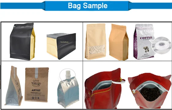 High Quality Production Eight Side Sealing Flat Bottom Bags Machinery Equipment Brown Kraft Paper For Machine Making Bag