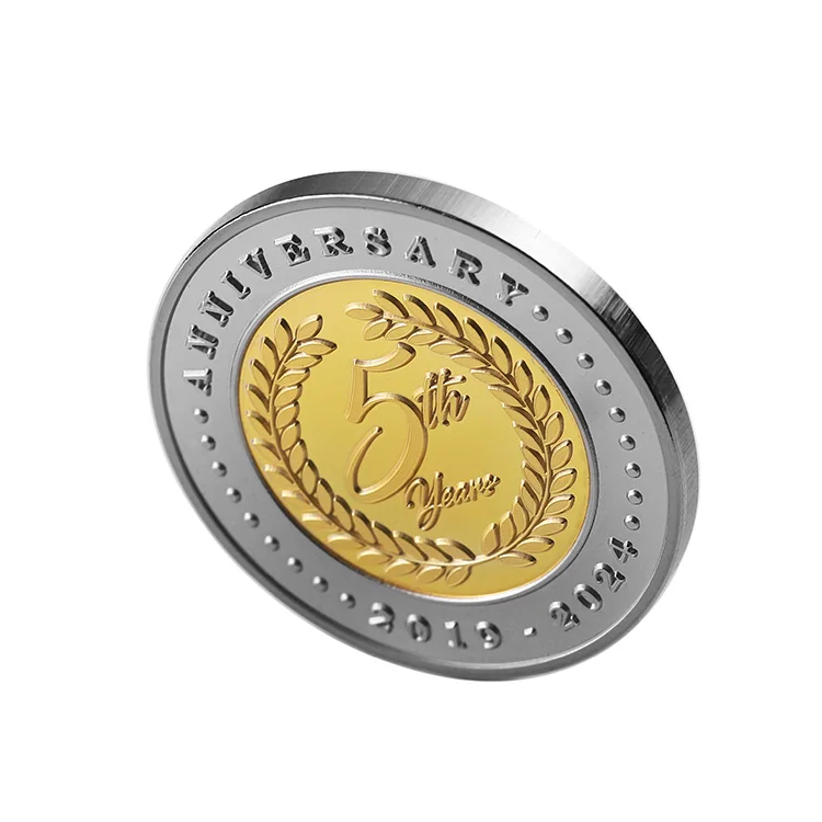 Manufacturer Custom Coins Die Stamping 3D Gold Silver Coins Metal Zinc Alloy Double Side Coin Collection for Souvenirs