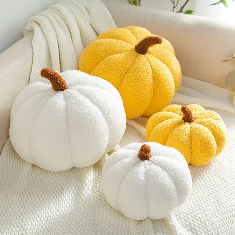 Home Decoration Pumpkin Throw Pillow Fall Thanksgiving 3D Halloween Pumpkin Pillow Sofa Throw Pillow Cushion